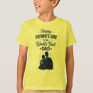 Best Dad Ever Happy Father’s Day Gift Design T-Shirt
