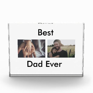 best dad ever happy father's day add your photo  block