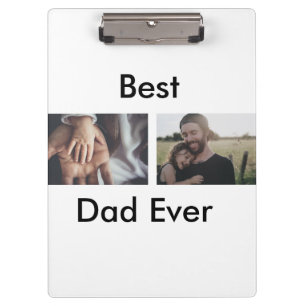best dad ever happy father's day add your photo  clipboard