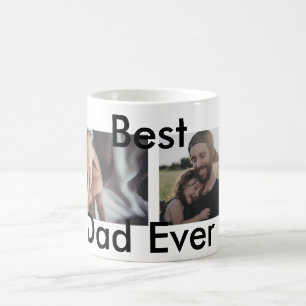 best dad ever happy father's day add your photo coffee mug