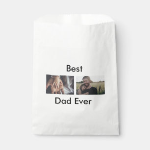 best dad ever happy father's day add your photo favour bags