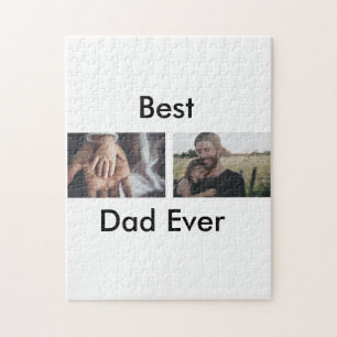 best dad ever happy father's day add your photo  jigsaw puzzle