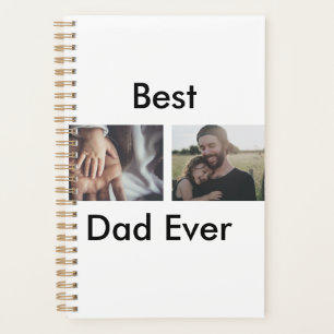 best dad ever happy father's day add your photo  planner