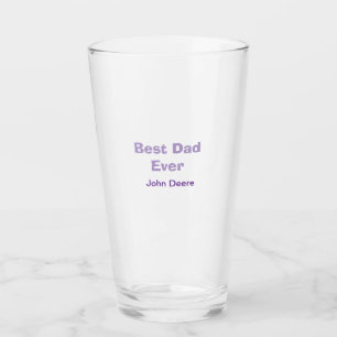 Best dad ever happy father's day name purplesimple glass