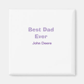 Best dad ever happy father's day name purplesimple magnet