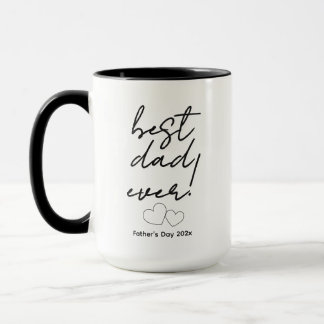 Best Dad Ever! (hearts) Mug
