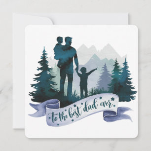 Best Dad Ever Holiday Card