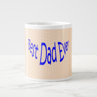 Best Dad Ever Jumbo Polka Dot Mug