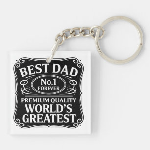 Best Dad Ever Key Ring
