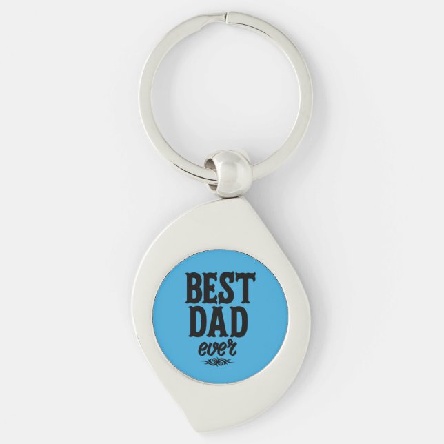 Best Dad Ever  Key Ring (Front)