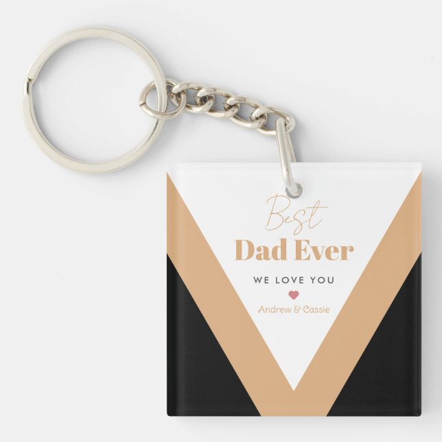 Best dad ever key ring (Front)