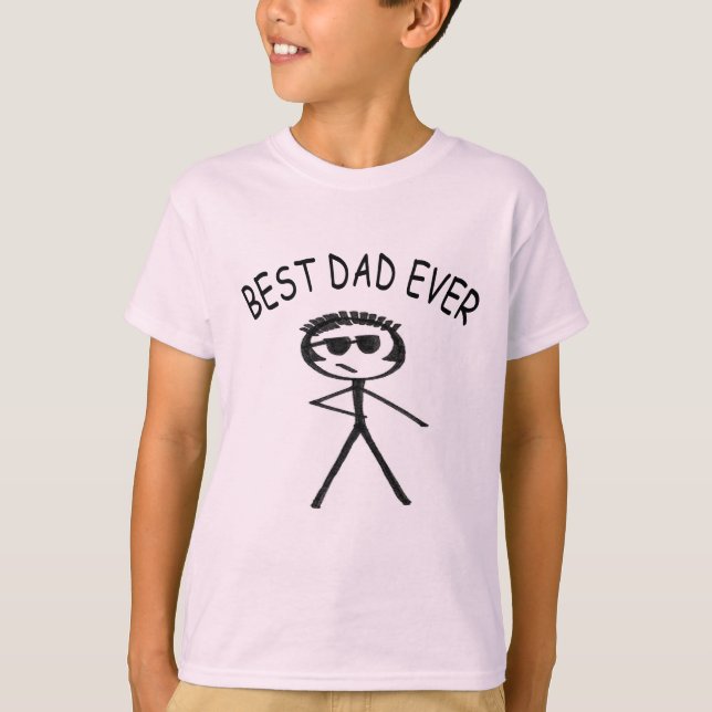 Best dad ever Kids' Basic T-Shirt (Front)