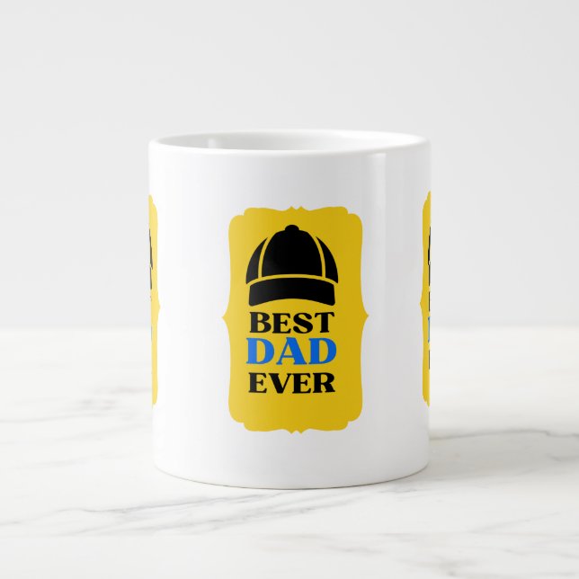 BEST DAD EVER LARGE COFFEE MUG (Front)