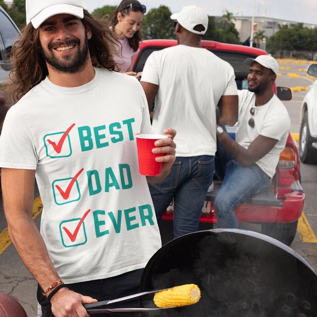 Best Dad Ever Large Print Common Style Redesigned  T-Shirt (Creator Uploaded)