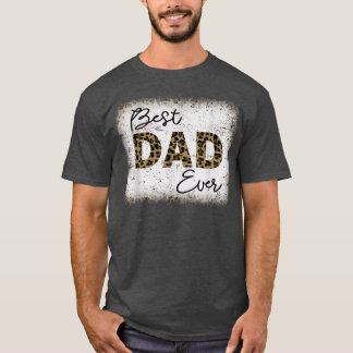 Best Dad Ever Leopard Cheetah, Father Mother Match T-Shirt