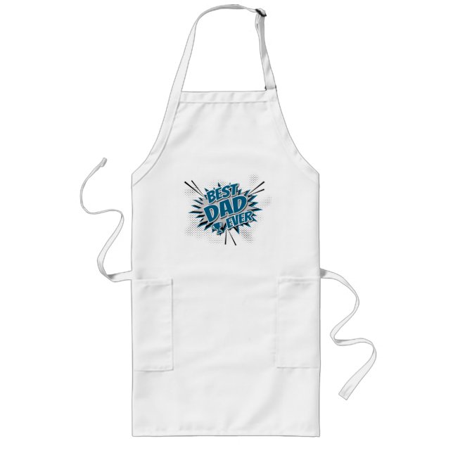 Best Dad Ever Long Apron (Front)