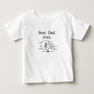 Best Dad Ever Minimalist Father’s Day T-Shirt