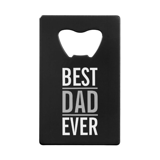Best Dad Ever | Modern black (Front)