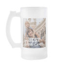 Best Dad Ever Modern Cool Custom Photo