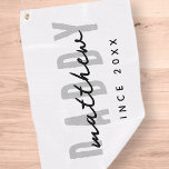 Best Dad Ever Modern Elegant Simple Father's Day Golf Towel<br><div class="desc">This simple and modern design is composed of san serif typography.</div>
