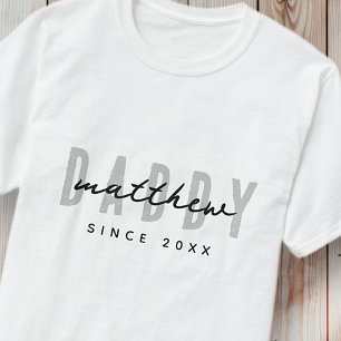 Best Dad Ever Modern Elegant Simple Father's Day T-Shirt