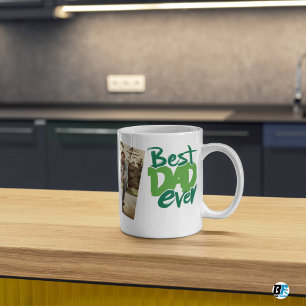 Best Dad Ever Modern Photo Father's Day Mug