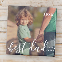 Best Dad Ever Modern Simple Playful Script Photo