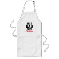 Best Dad Ever Monogram Father's Day Grilling Apron
