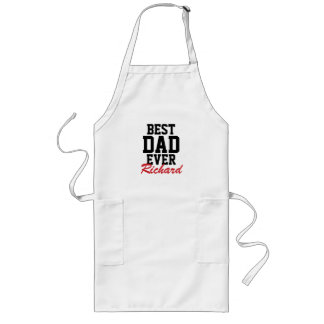 Best Dad Ever Monogram Father's Day Grilling Apron