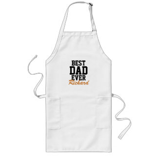 Best Dad Ever Monogram Father's Day Grilling Apron