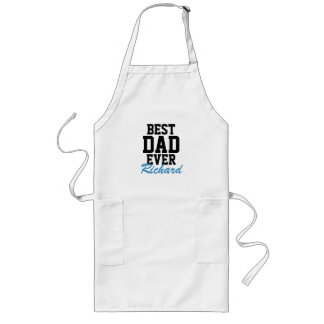 Best Dad Ever Monogram Father's Day Grilling Apron