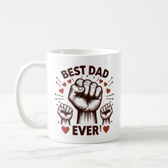 Best Dad Ever Mug | Father’s Day Coffee  (Left)