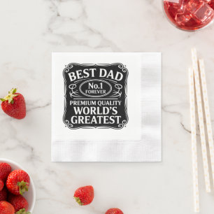 Best Dad Ever Napkin