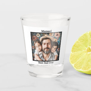 Best Dad Ever personalise Shot Glass