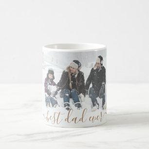 Best Dad Ever, Personalise Your Name, Photo Coffee Mug