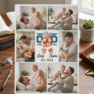 Best Dad Ever Personalised Custom Father’s Plaque