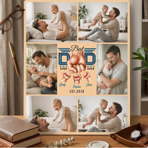 Best Dad Ever Personalised Custom Father’s Plaque