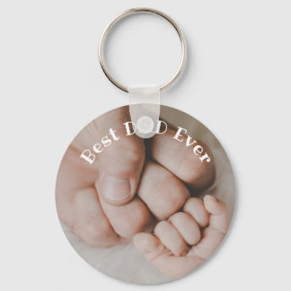 Best Dad Ever Personalised father's day gift Key Ring