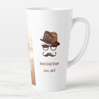 Best Dad Ever - Personalised Father's Day Gift Latte Mug