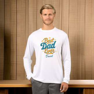 Best Dad Ever | Personalised Father's Day Gift Tri-Blend Shirt