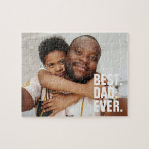 Best Dad Ever Personalised Fathers Day Jigsaw Puzzle