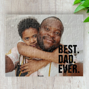 Best Dad Ever Personalised Fathers Day Jigsaw Puzzle