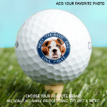 Best Dad Ever Personalised Golfer Pet Dog Photo  Golf Balls<br><div class="desc">Most Tee-riffic Dad ... Two of your favourite things , golf and your dog ! Now you can take your best friend with you as you play 18 holes . Customise these wilson golf balls with your dogs favourite photo and name . Great gift to all golf and dog lovers...</div>