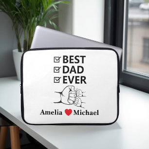 Best Dad Ever Personalised Laptop Bag