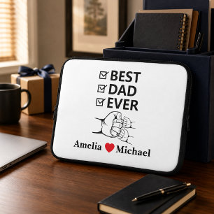 Best Dad Ever Personalised Laptop Bag