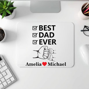 Best Dad Ever Personalised Mousepad