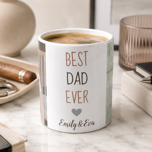 "Best Dad Ever" Personalised Mug – Custom Gift  (Creator Uploaded)