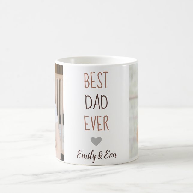 "Best Dad Ever" Personalised Mug – Custom Gift  (Center)