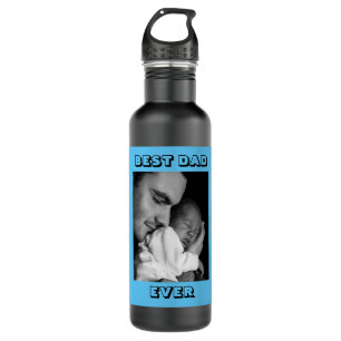 Best Dad Ever   Personalised Photo  710 Ml Water Bottle