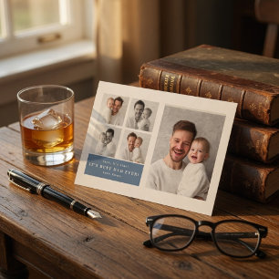 Best Dad Ever Personalised Photo Card   Custom 